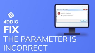 [4 Ways]  Fix The Parameter is Incorrect Error on External Hard Drive Windows 11/10/8/7 2024