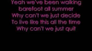 walking barefoot by ash lyrics