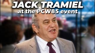 Jack Tramiel & Commodore 128 at the PCW85 event...unmissable.