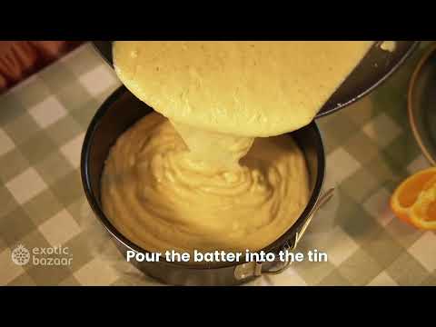 Turkish Citrus cake - How to bake with Exotic Bazaar