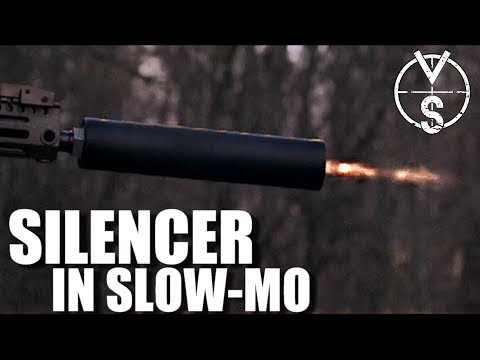 Physics of a Suppressor in Slow Motion