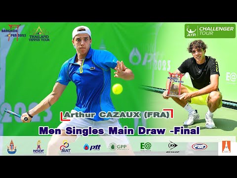 Bangkok Open 2023 (2) Men Singles Main Draw - Final – Arthur CAZAUX (FRA) vs  Lloyd HARRIS (RSA)