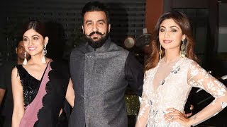 Adorable Couple Shilpa Shetty And Raj Kundra Together At Arpita Khan’s Diwali Bash