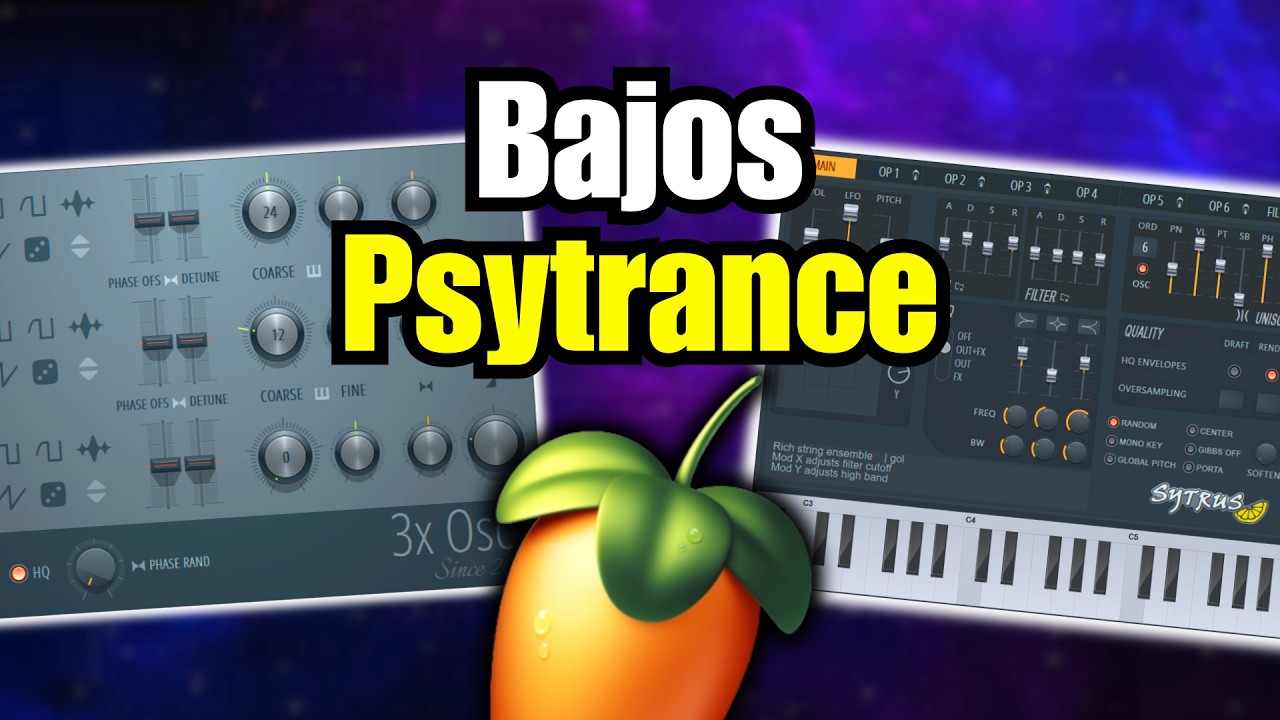 Como hacer un bajo para psytrance en FL Studio (paso a paso)