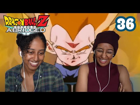 CAN IT FEEL FEAR? | Dragon Ball Z: Abridged Episode 36 | Reaction **we never watched DBZ**