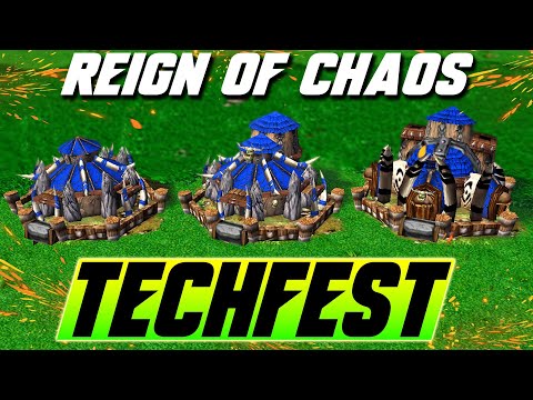 Old School ROC allows for some crazy fast TECHFEST! - WC3 - Grubby