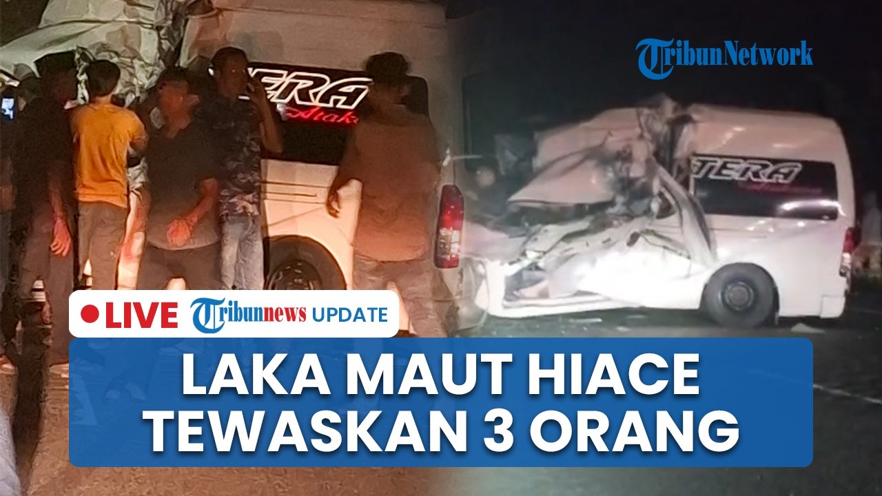 LIVE: Laka Maut Mobil Hiace di Aceh Jaya, 3 Penumpang Meninggal Dunia di Lokasi Kejadian