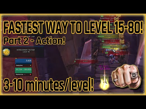 *NEW* CRAZIEST and FASTEST Leveling 15-80 in BFA!!! 3-10 min/level! Boosting Strategy for Low Level!