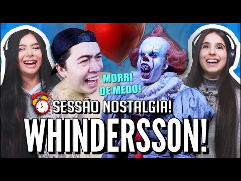 JOVENS REAGEM A WHINDERSSON NUNES - O DIA EM QUE ASSISTI IT A COISA (SESSÃO NOSTALGIA)