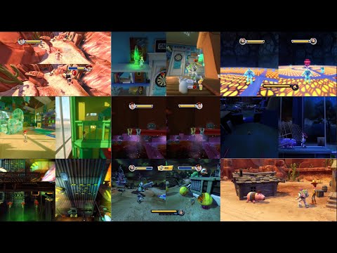 Toy Story 3 The Video Game Full Game Walkthrough with 2 Players on Xbox