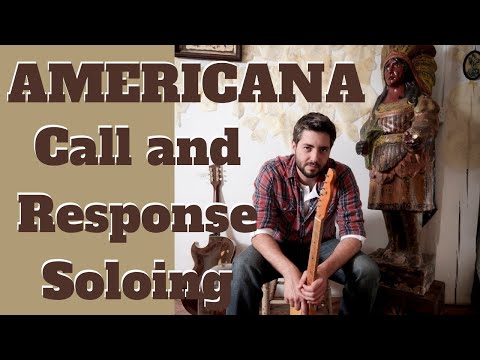 Americana Guitar - Call and Response Soloing #guitarlesson #americana