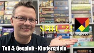 SPIEL 22 in Essen Teil 4: Gespielt und Top - Kinderspiele