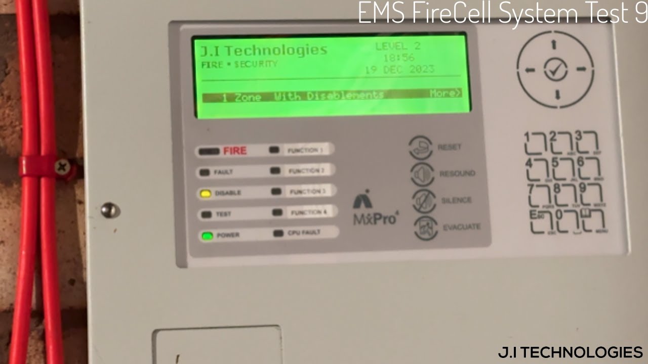 EMS FireCell System Test