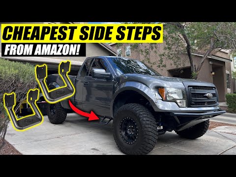 I bought the CHEAPEST side steps off Amazon!