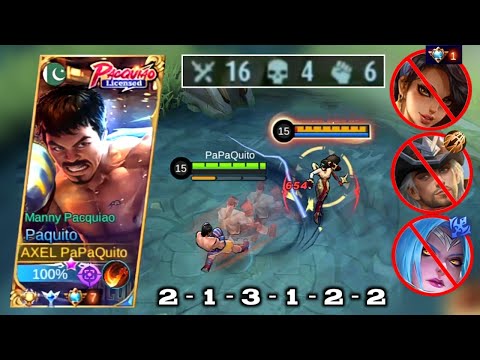 AGGRESSIVE PAQUITO COMBO + COUNTER HEROS FOR PAQUITO | TUTORIAL PAQUITO BUILD & EMBLEM | MLBB