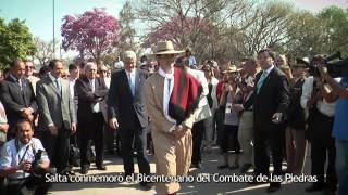 preview picture of video 'Conmemoración Bicentenario del Combate de las Piedras en Salta'