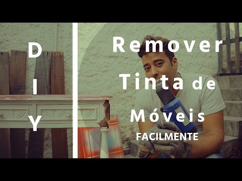 Remover tinta de madeira