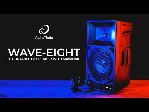 AlphaTheta WAVE-EIGHT 8″ Portable DJ Speaker with SonicLink image 2