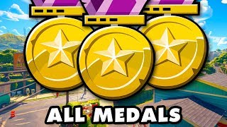Plants vs. Zombies: Battle for Neighborville - All Medals! (Town Center)
