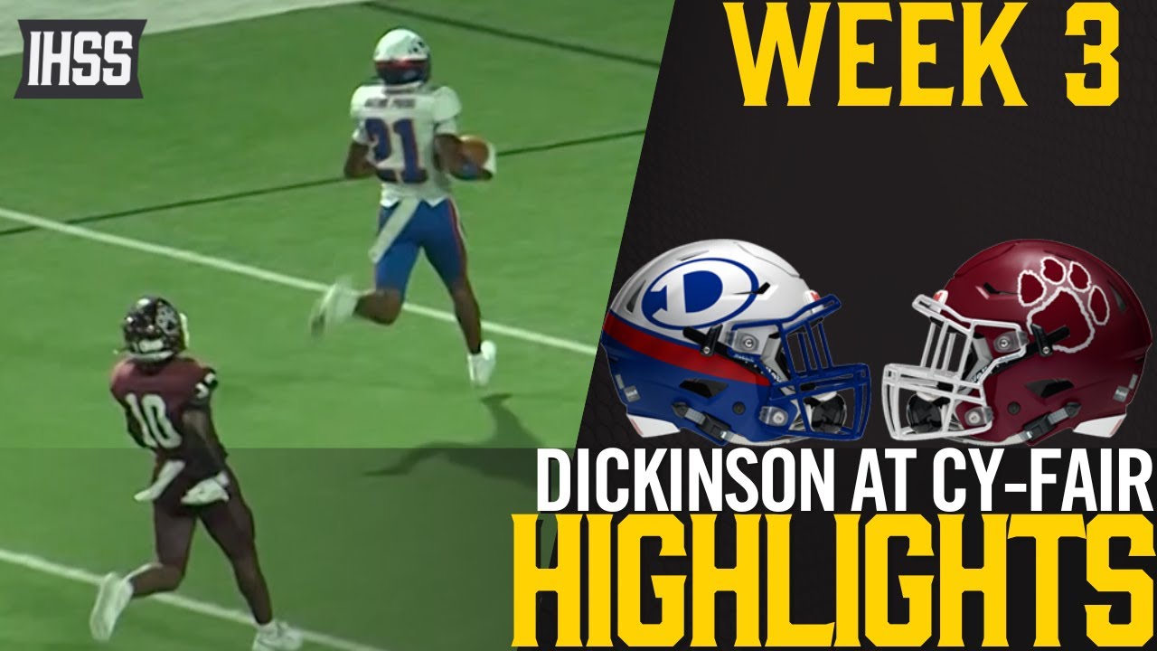 Cy-Fair vs. Dickinson: High Stakes Undefeated Showdown!