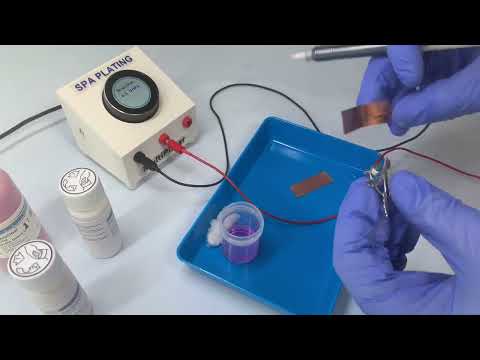 Gold brush and pen plating kit