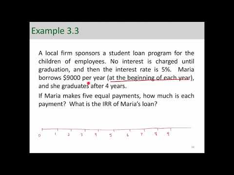 Internal Rate of Return (IRR) Example 2