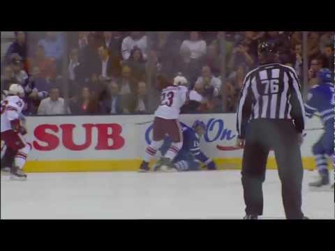Oliver Ekman-Larsson hits Joffrey Lupul [HD]