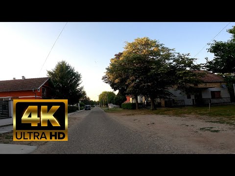 Driving in Serbia, Temerin, Blok 22, 4K