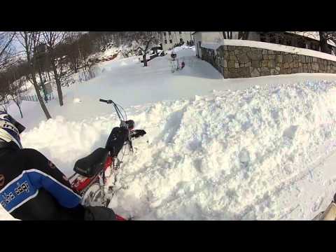 Yamaha DT & APN 6 on Snow