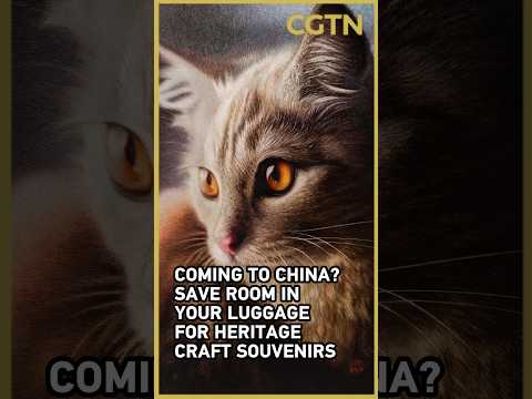 What intangible cultural heritage souvenirs can you buy when visiting China?