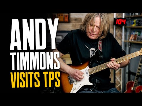 Andy Timmons Visits TPS [Awesome Pedalboard, Unbelievable Tones & Playing]