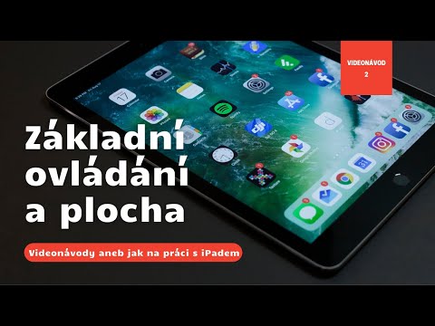Základní ovládání iPadu a plocha