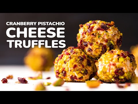 Cranberry Pistachio Cheese Balls | Quick & Easy Party Appetizer