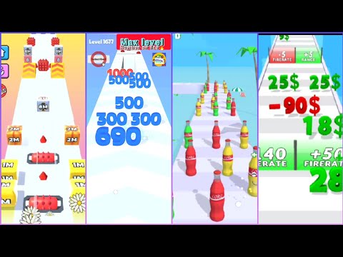number master, juice run,jellyrun2048,digit shooter all levels gameplay walkthrough part13576