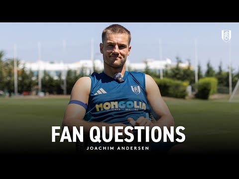Joa's Fan Questions 📲 | Joachim Andersen on the Galactico look, Danish pastries and shirt swaps