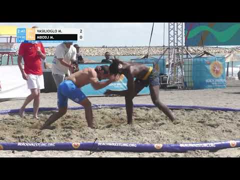 Round 3 Men's BW - 80 kg: M. VASILIOGLO (ROU) v. M. MBODJ (FRA)