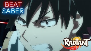 Download lagu RADIANT Opening Full : Utopia  [04 limited Sazabys] | Beat Saber [Expert ][A Rank] mp3