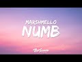 Marshmello, Khalid - Numb (Lyrics)