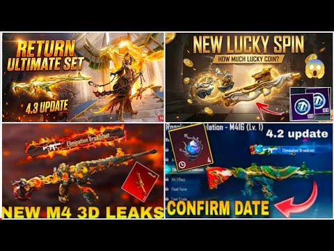 🔴NEW M4 & TIGER M416 IS HERE😱 | NEW P90 SKIN 3D LEAKS😍 | NEW PHOENIX RISING SCAR-L SKIN😱