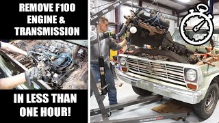 F100 Engine Removal - Quick & Easy How To