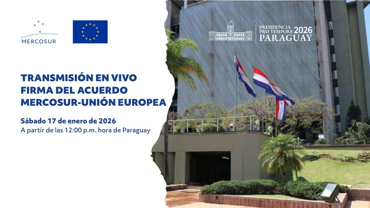 Ceremonia de firma - Acuerdo comercial entre el MERCOSUR y la Unión Europea
