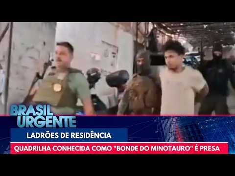 Quadrilha de ladrões de residência são presos em operação | Brasil Urgente