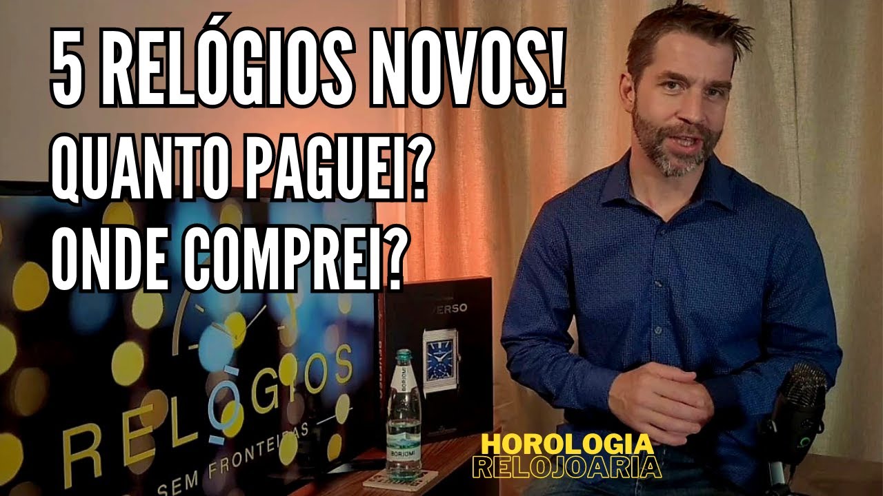 Comprei mais 5 relógios ! Quanto paguei? Onde comprei?