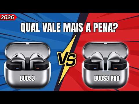 Galaxy Buds3 vs Galaxy Buds3 Pro: NÃO COMPRE Antes de Ver Isso! (Comparativo Completo)