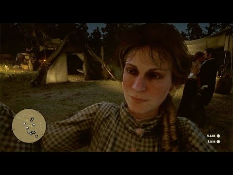 Arthur Dances With Mary Beth, in Red Dead Redemption 2