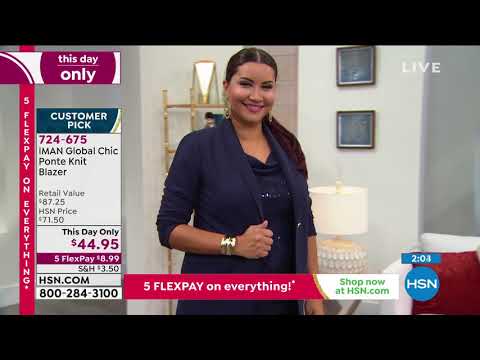 HSN | IMAN Global Chic Fashions 11.22.2020 - 11 PM