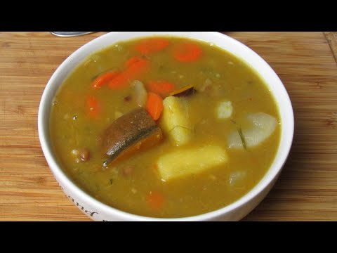 Meatless Dried Gungo Peas Soup || A Hearty Soup Recipe