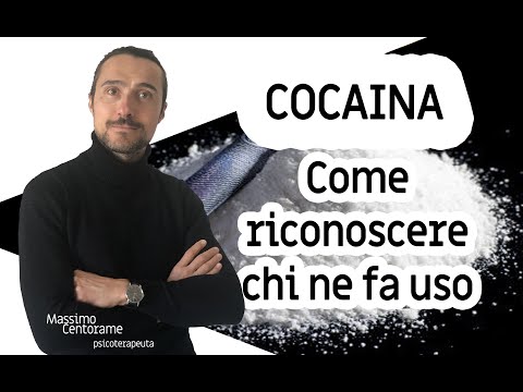 Cocaina come riconoscere chi ne fa uso