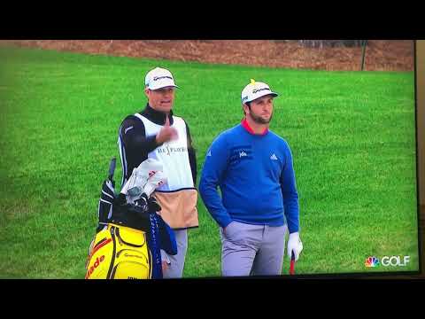 Jon Rahm Ignores caddy then drops F-BOMB on live pga feed