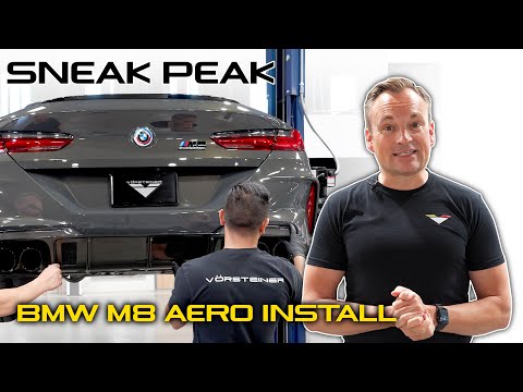 2019-2022 BMW M8 Carbon Fiber Aero Kit Install DIY